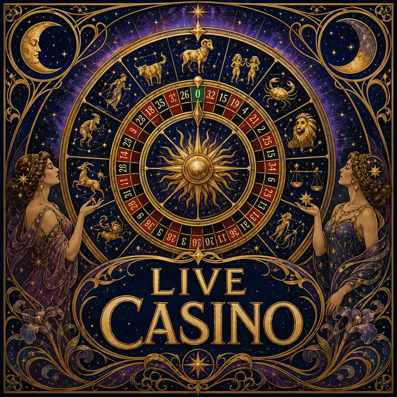 Zodiac Casino live dealer rooms